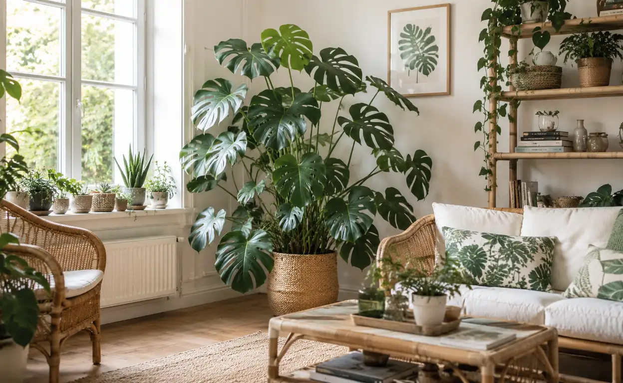 huis met botanische stijl