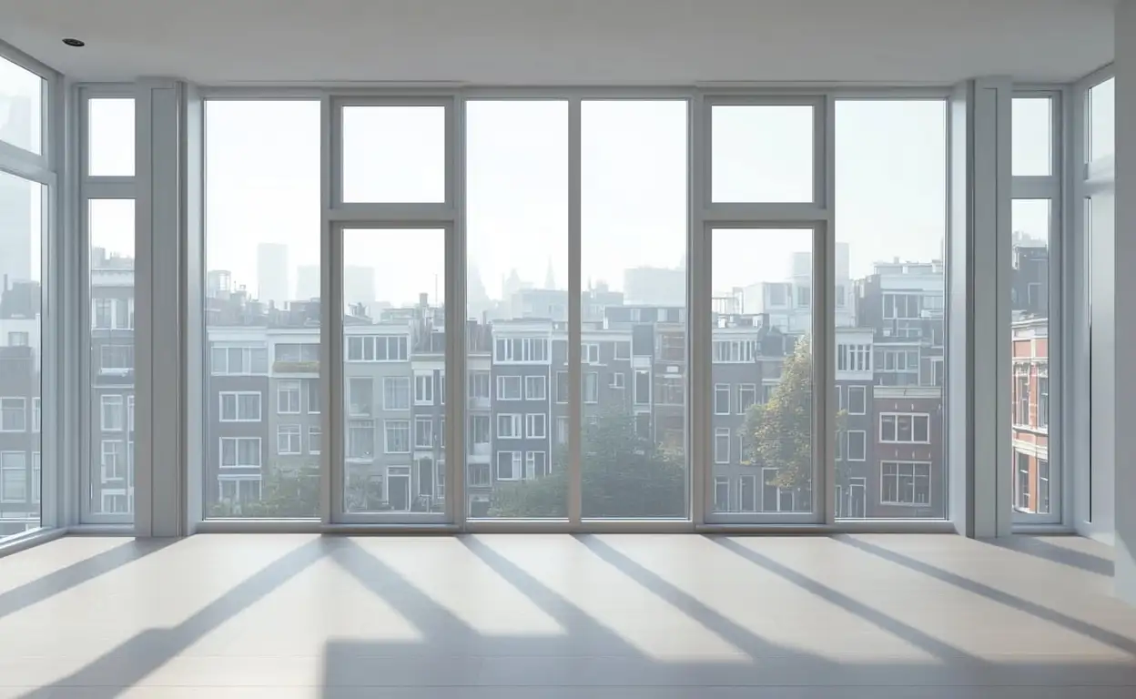 Een leegstaand appartement in Amsterdam