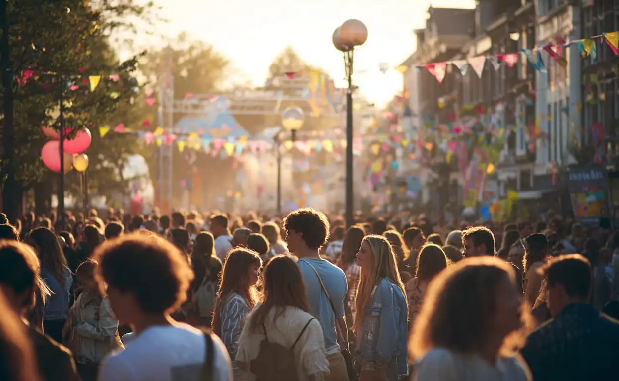 Studenten genieten van een zomerse introductieweek