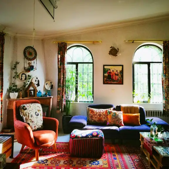 huis met botanische stijl