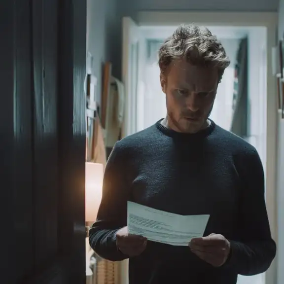 Een huurder kijkt geschrokken naar een brief met de prijsverhoging