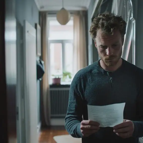 Een huurder ontvangt een brief van zijn verhuurder met informatie over de huurverhoging 2024.