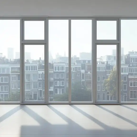 Een leegstaand appartement in Amsterdam