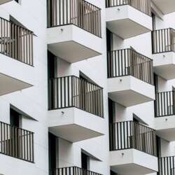 flat met balkons