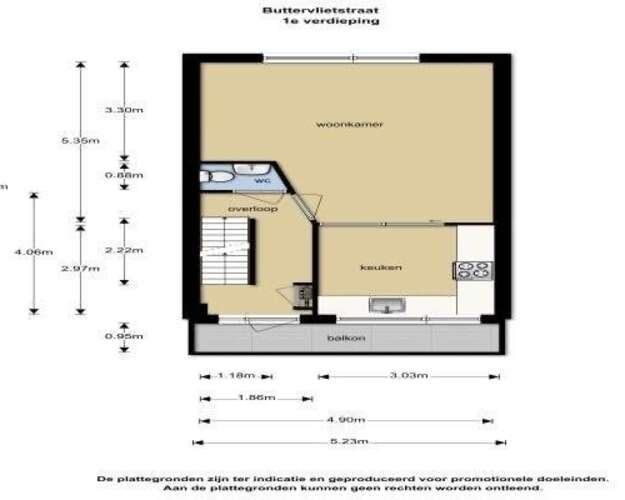 Foto #16 Appartement Buttervlietstraat Rotterdam