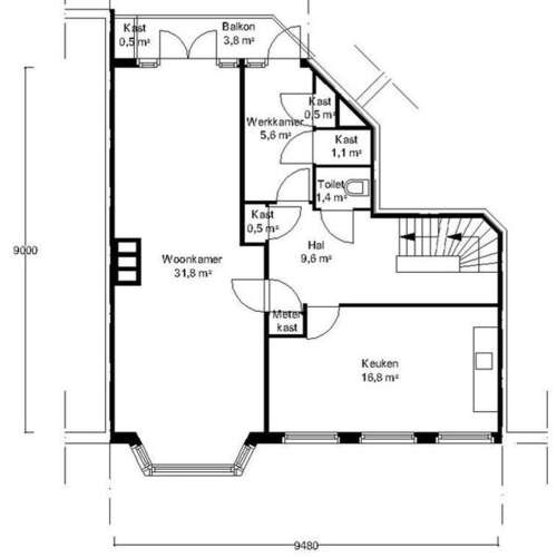 Foto #50 Appartement Eemsstraat Amsterdam