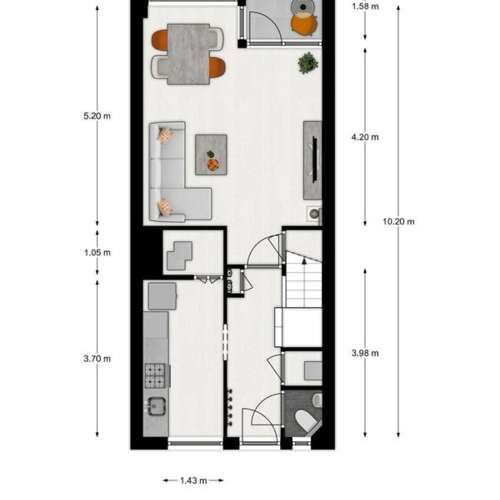 Foto #13 Appartement Roelof van Schevenstraat Enschede