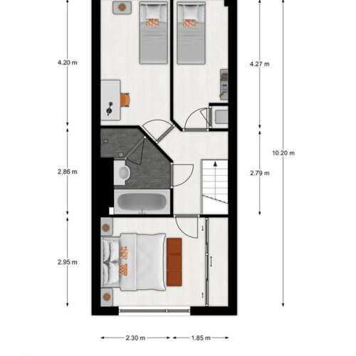 Foto #14 Appartement Roelof van Schevenstraat Enschede