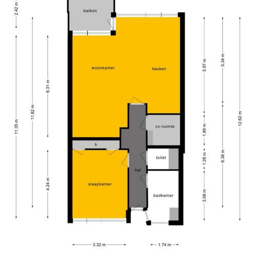 Foto #28 Appartement Kruiskade Rotterdam