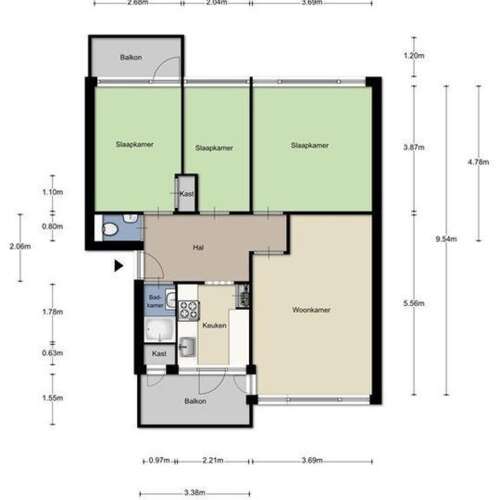 Foto #15 Kamer Nassaulaan Maastricht