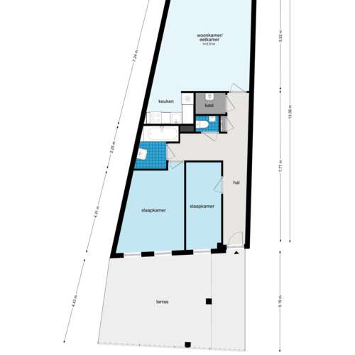 Foto #11 Appartement Kalverstraat Amsterdam