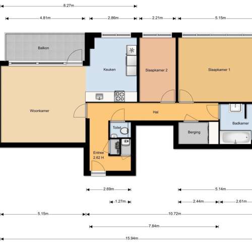 Foto #13 Appartement Kwintsheulstraat Amsterdam
