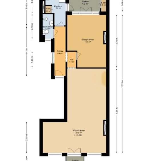 Foto #21 Appartement Pretoriusstraat Amsterdam