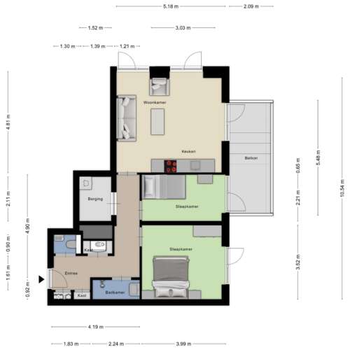 Foto #25 Appartement Jaap van der Hoekplaats Rotterdam