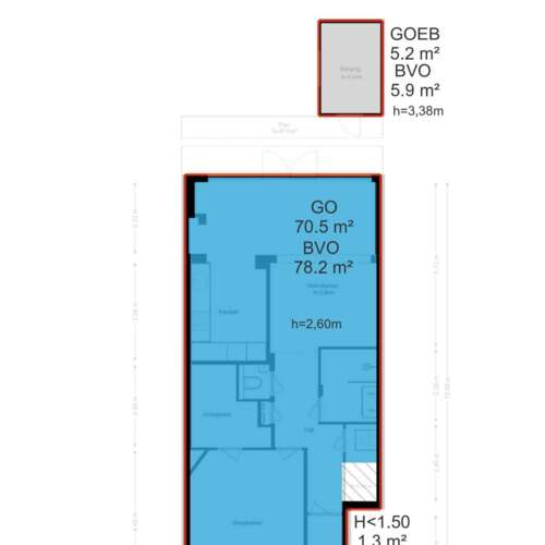 Foto #27 Appartement Ferguutstraat Amsterdam