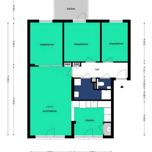 Foto #10 Appartement Spaaklaan Utrecht