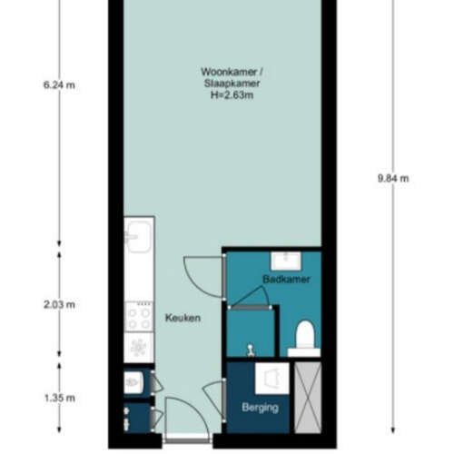 Foto #10 Studio IJdoornlaan Amsterdam