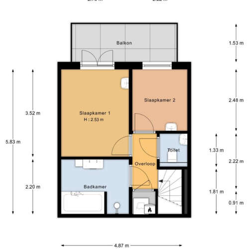 Foto #25 Appartement Gerard Doustraat Amsterdam