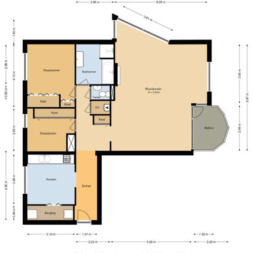 Foto #0 Appartement Krooswijkhof Amsterdam