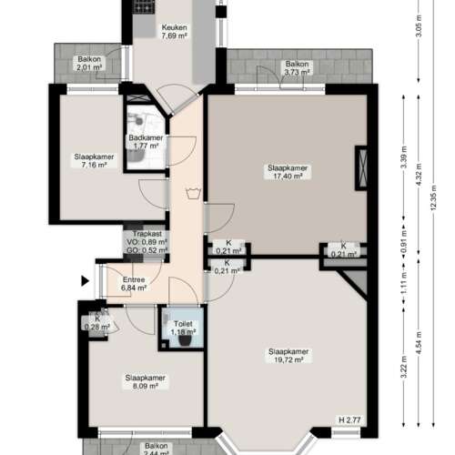 Foto #13 Appartement Star Numanstraat Groningen