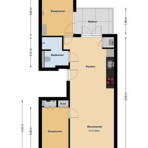 Foto #12 Appartement Rustenburgerstraat Amsterdam