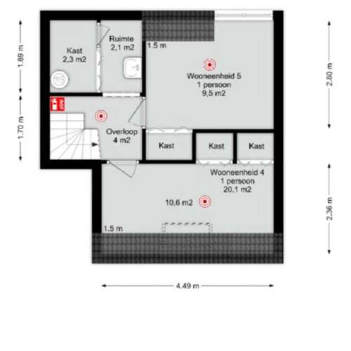 Foto #13 Appartement Hart van Brabantlaan Tilburg