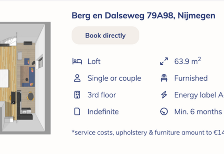 Foto #20 Appartement Berg en Dalseweg Nijmegen