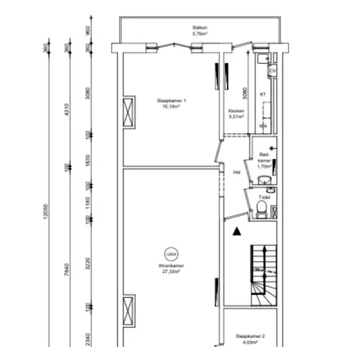 Foto #22 Appartement Bilderdijkkade Amsterdam