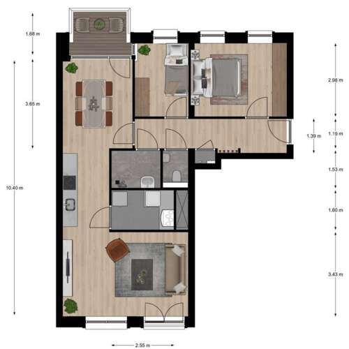 Foto #6 Appartement Houttuinen Delft