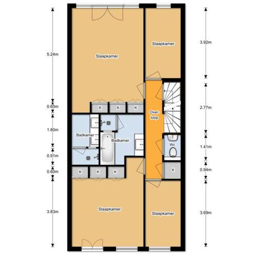 Foto #49 Appartement Linnaeusparkweg Amsterdam