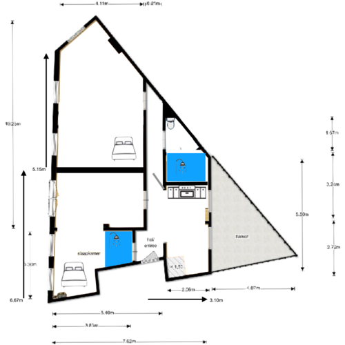 Foto #17 Appartement Da Costakade Amsterdam