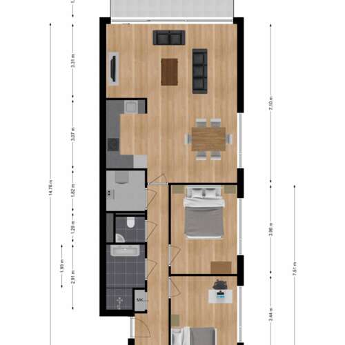 Foto #26 Appartement Hugo de Grootplein Eindhoven