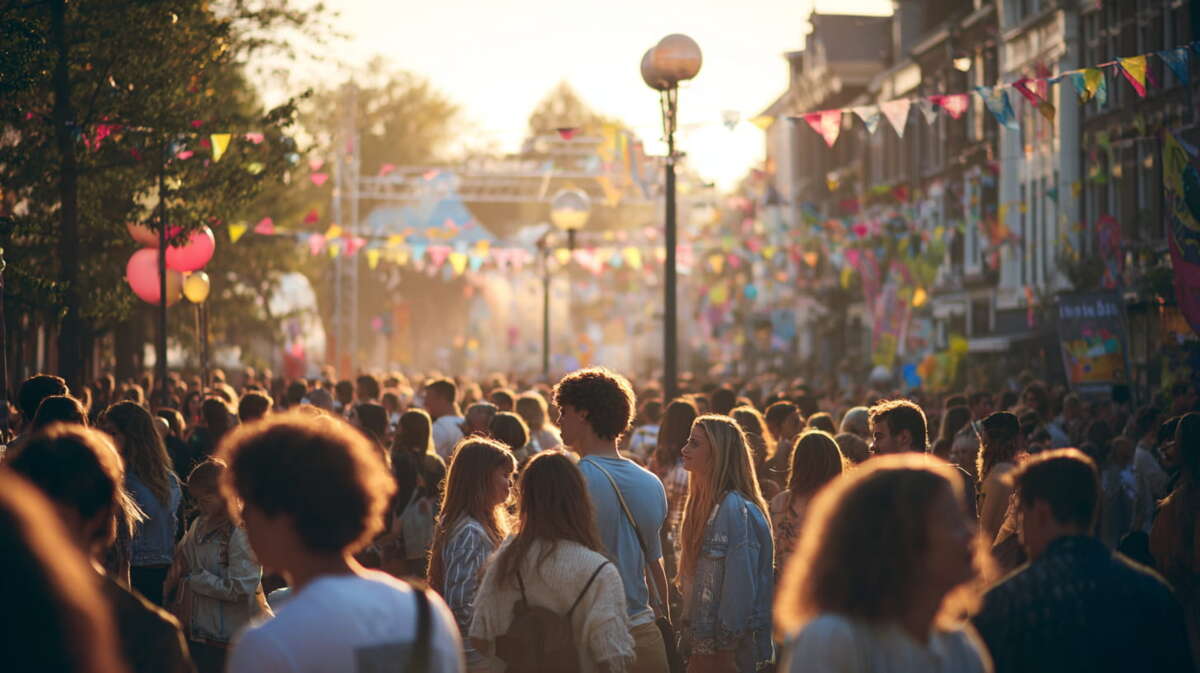 Studenten genieten van een zomerse introductieweek