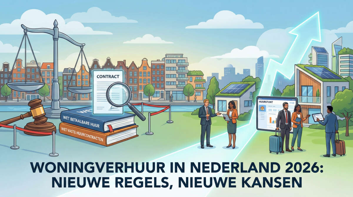 Woningverhuur 2026: strengere regels, maar ook nieuwe kansen voor verhuurders.