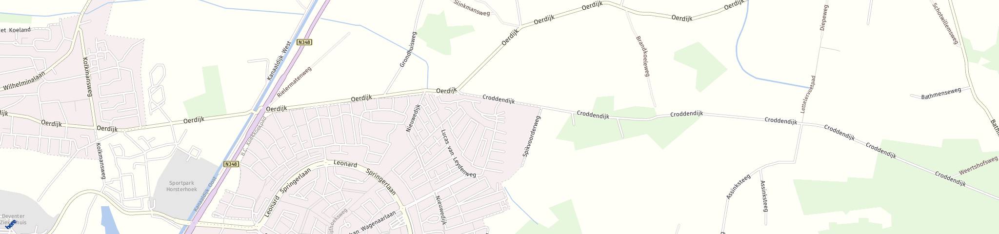 Kaart met locatie Huurwoning Bé van den Doolstraat