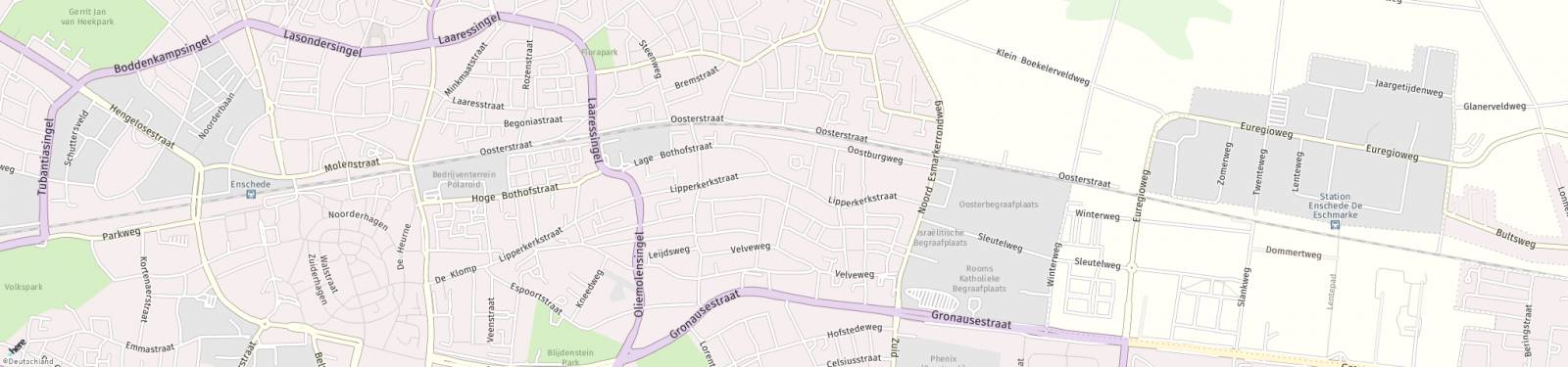Kaart met locatie Huurwoning Lipperkerkstraat