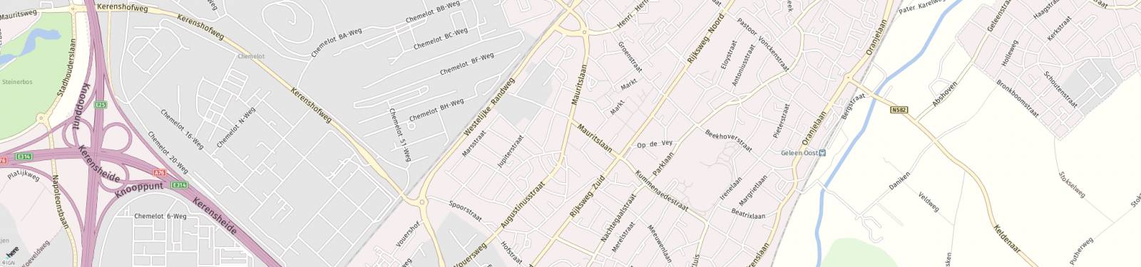 Kaart met locatie Appartement Molenstraat