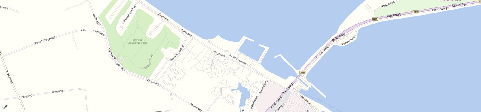Kaart met locatie Appartement Jachthavenweg