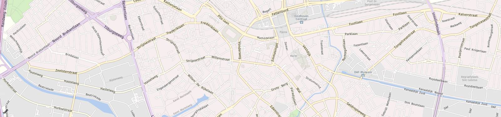 Kaart met locatie Appartement Lichtstraat