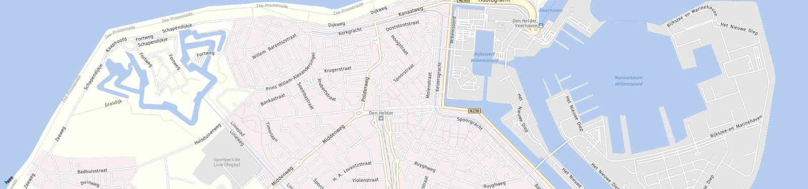 Kaart met locatie Appartement Keizerstraat