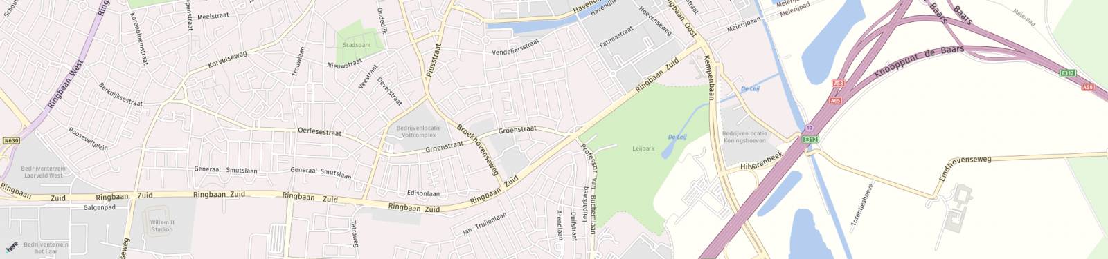 Kaart met locatie Huurwoning Groenstraat 