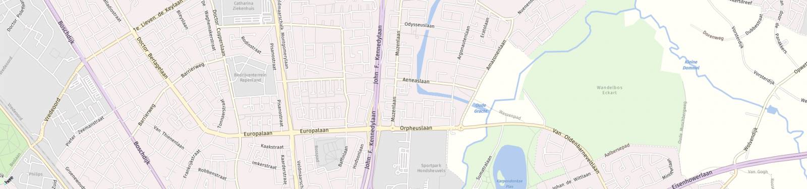 Kaart met locatie Appartement Cassandraplein