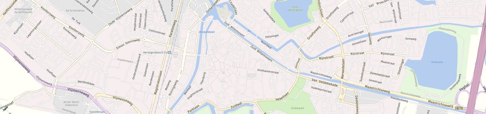 Kaart met locatie Appartement Nieuwstraat