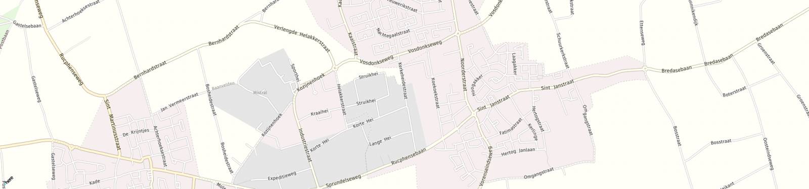 Kaart met locatie Bedrijfsruimte Kerkeheidestraat