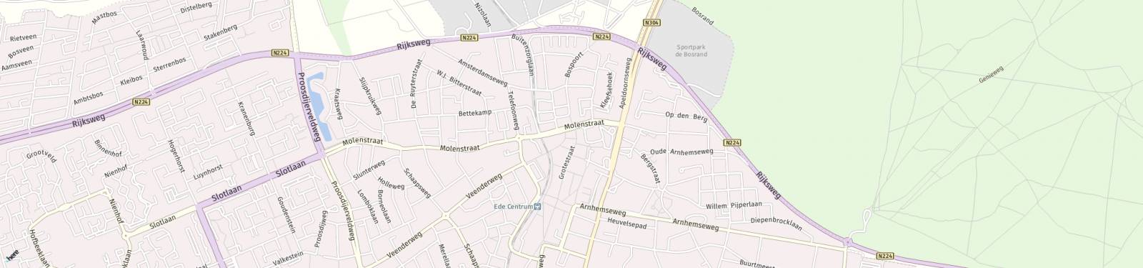 Kaart met locatie Appartement Grotestraat