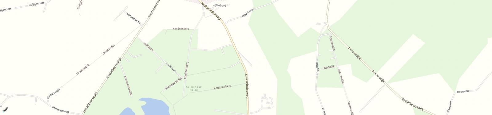 Kaart met locatie Appartement Molenbroekseweg