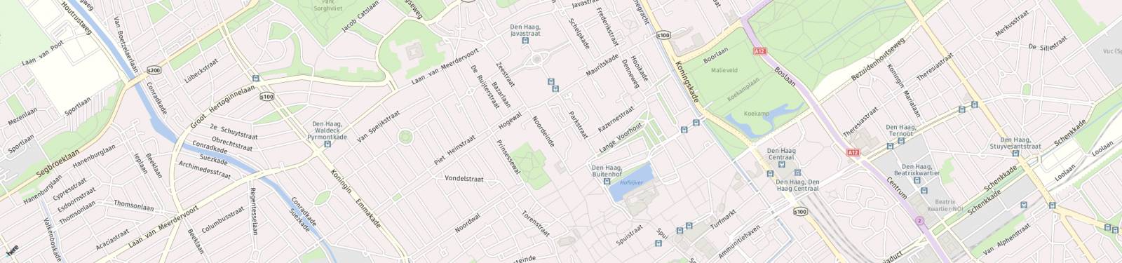 Kaart met locatie Appartement Oranjestraat