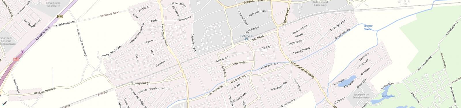 Kaart met locatie Appartement Hoogstraat 25