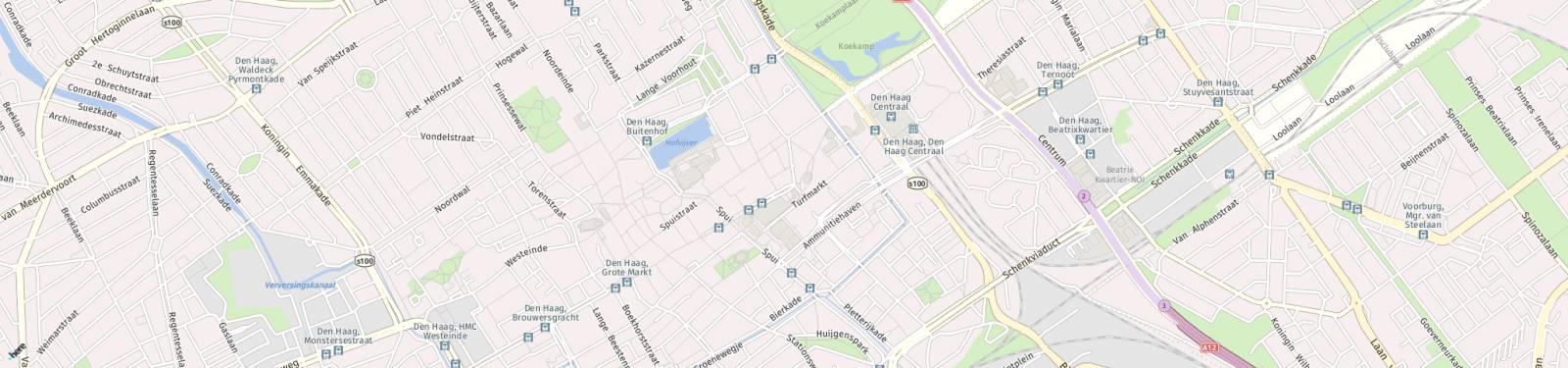 Kaart met locatie Appartement Korte Houtstraat