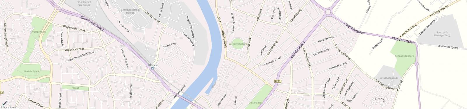 Kaart met locatie Appartement Noord Buitensingel